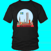Sweden T Shirt Heja Sverige RLT7 - Wonder Print Shop