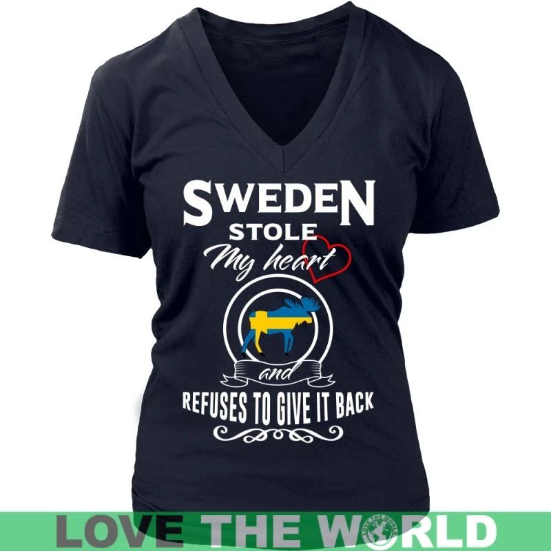 Sweden Stole My Heart T Shirt RLT7 - Wonder Print Shop