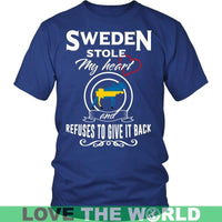 Sweden Stole My Heart T Shirt RLT7 - Wonder Print Shop