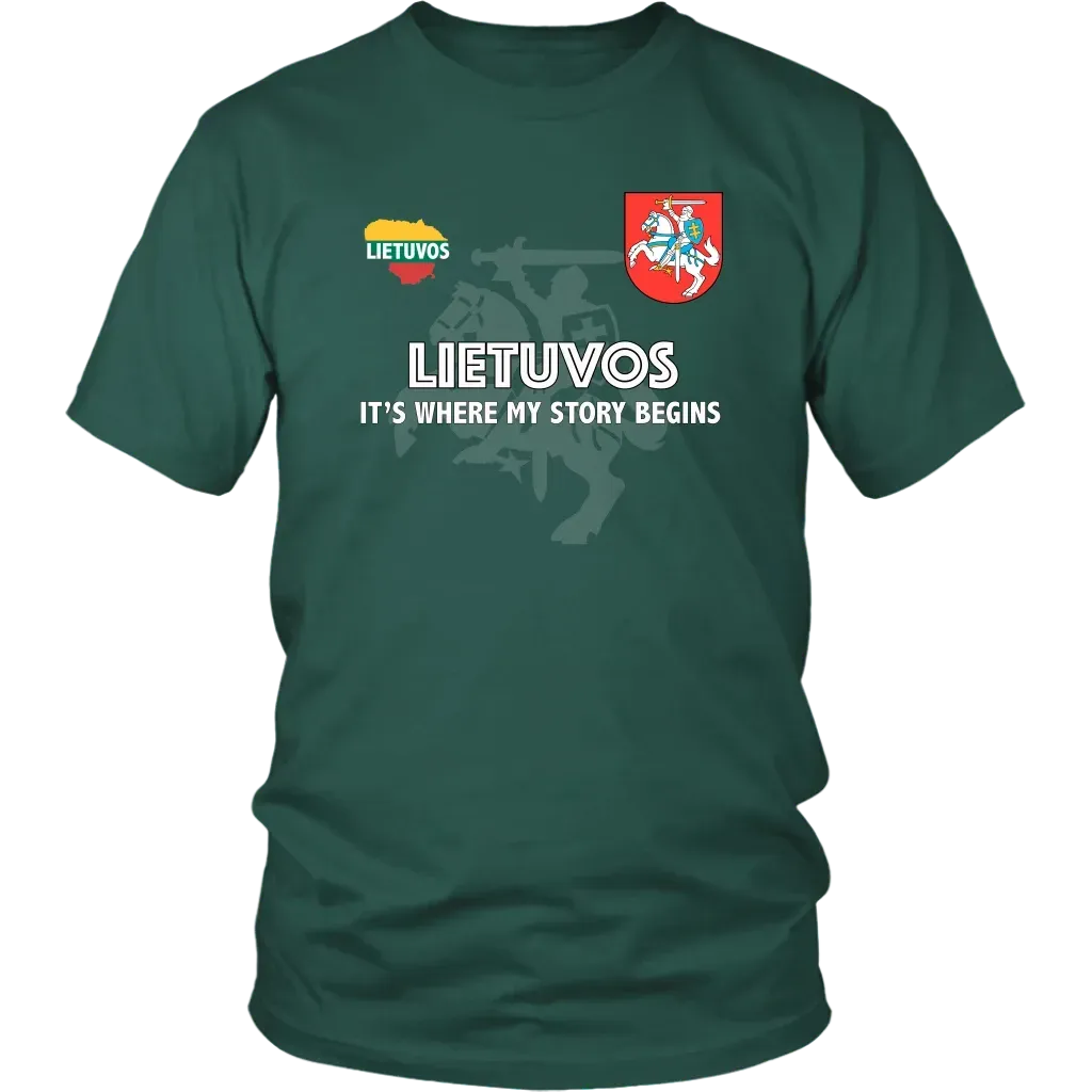 Lithuania T Shirt Lietuvos T Shirt RLT6 - Wonder Print Shop