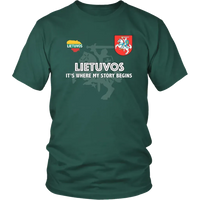 Lithuania T Shirt Lietuvos T Shirt RLT6 - Wonder Print Shop