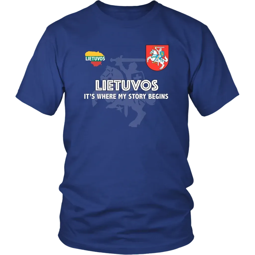 Lithuania T Shirt Lietuvos T Shirt RLT6 - Wonder Print Shop