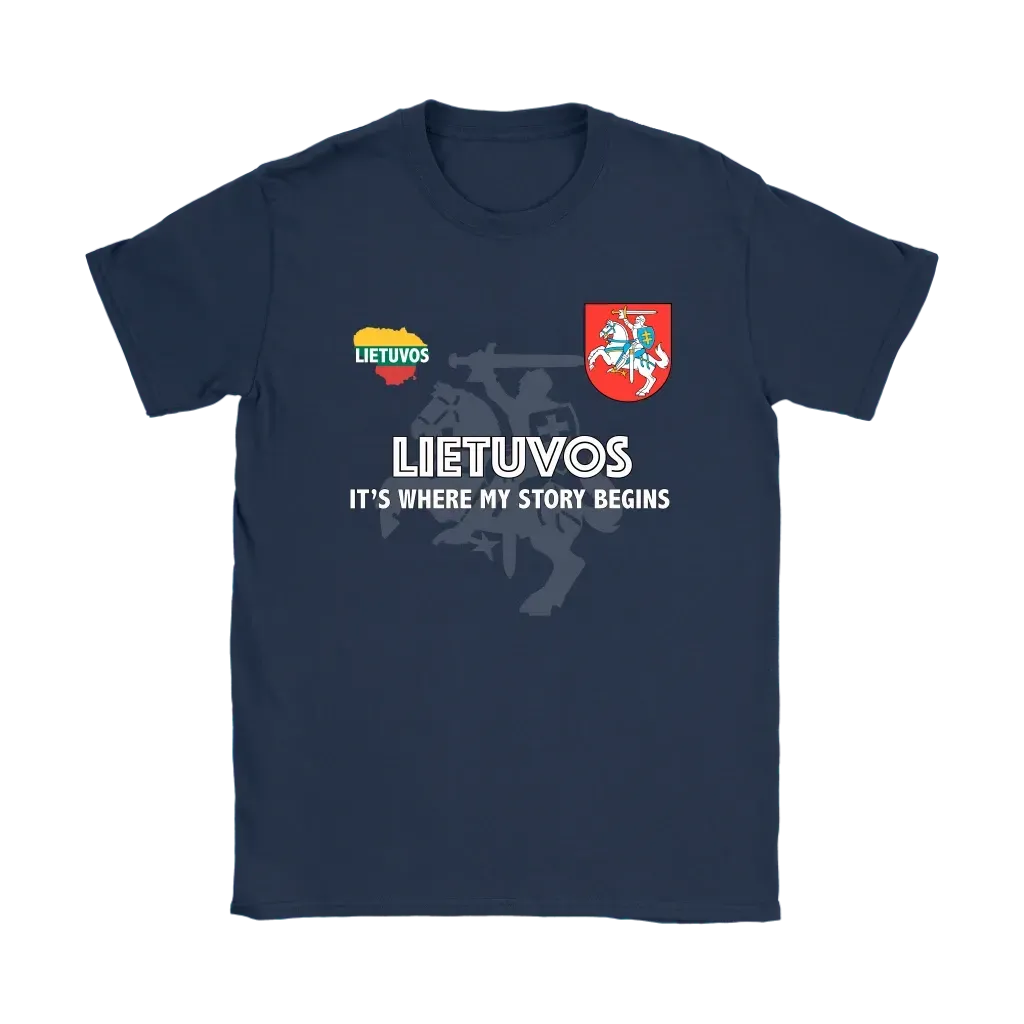 Lithuania T Shirt Lietuvos T Shirt RLT6 - Wonder Print Shop
