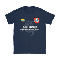 Lithuania T Shirt Lietuvos T Shirt RLT6 - Wonder Print Shop