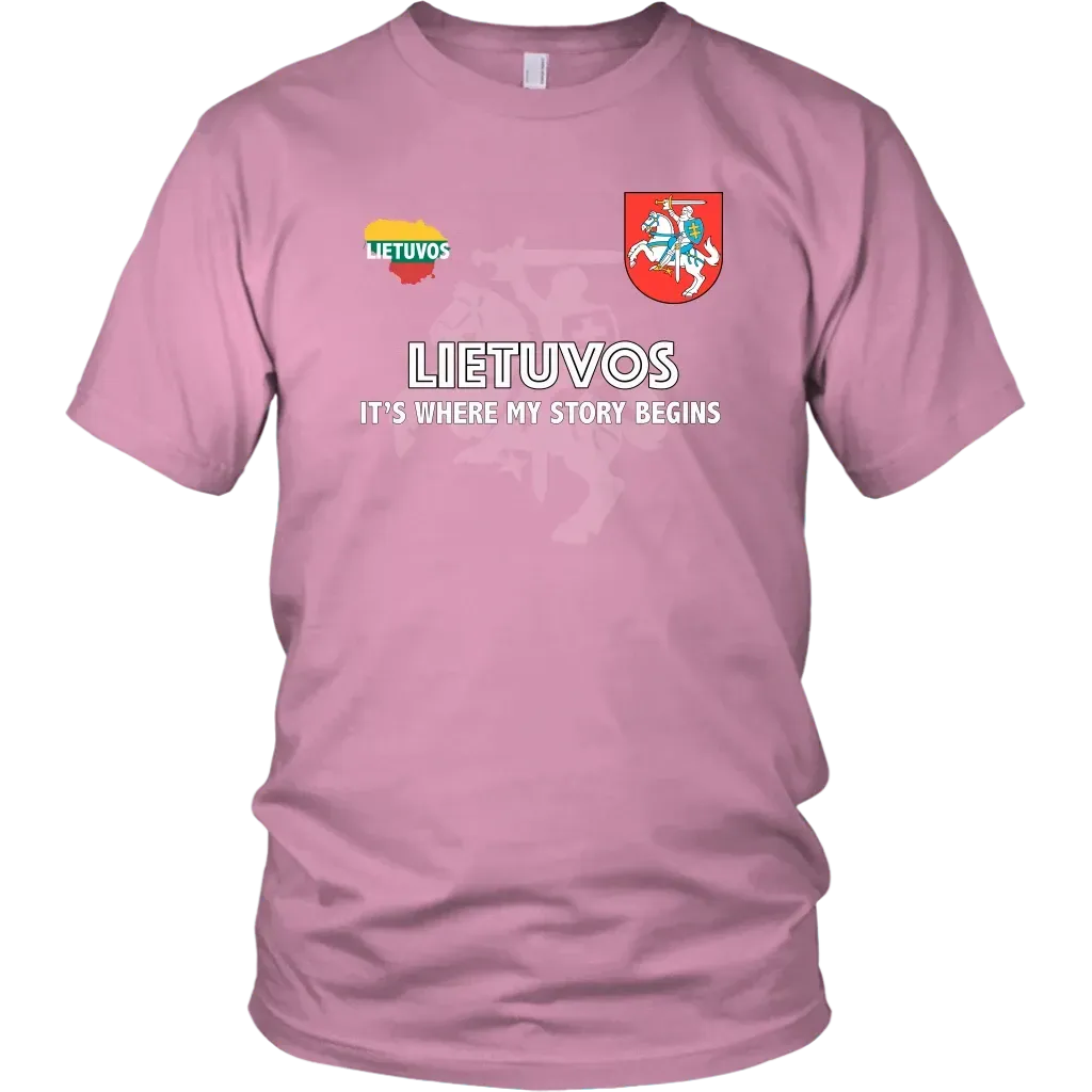 Lithuania T Shirt Lietuvos T Shirt RLT6 - Wonder Print Shop