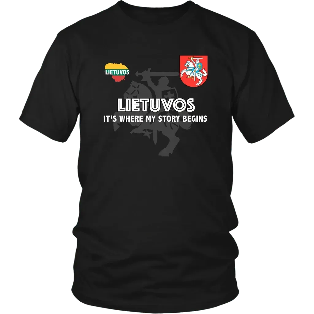 Lithuania T Shirt Lietuvos T Shirt RLT6 - Wonder Print Shop
