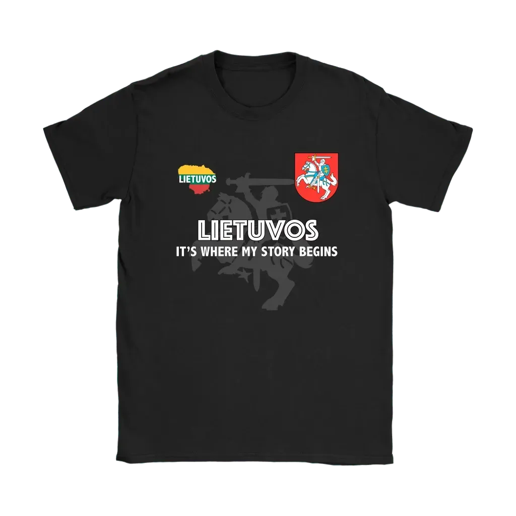Lithuania T Shirt Lietuvos T Shirt RLT6 - Wonder Print Shop