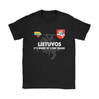 Lithuania T Shirt Lietuvos T Shirt RLT6 - Wonder Print Shop