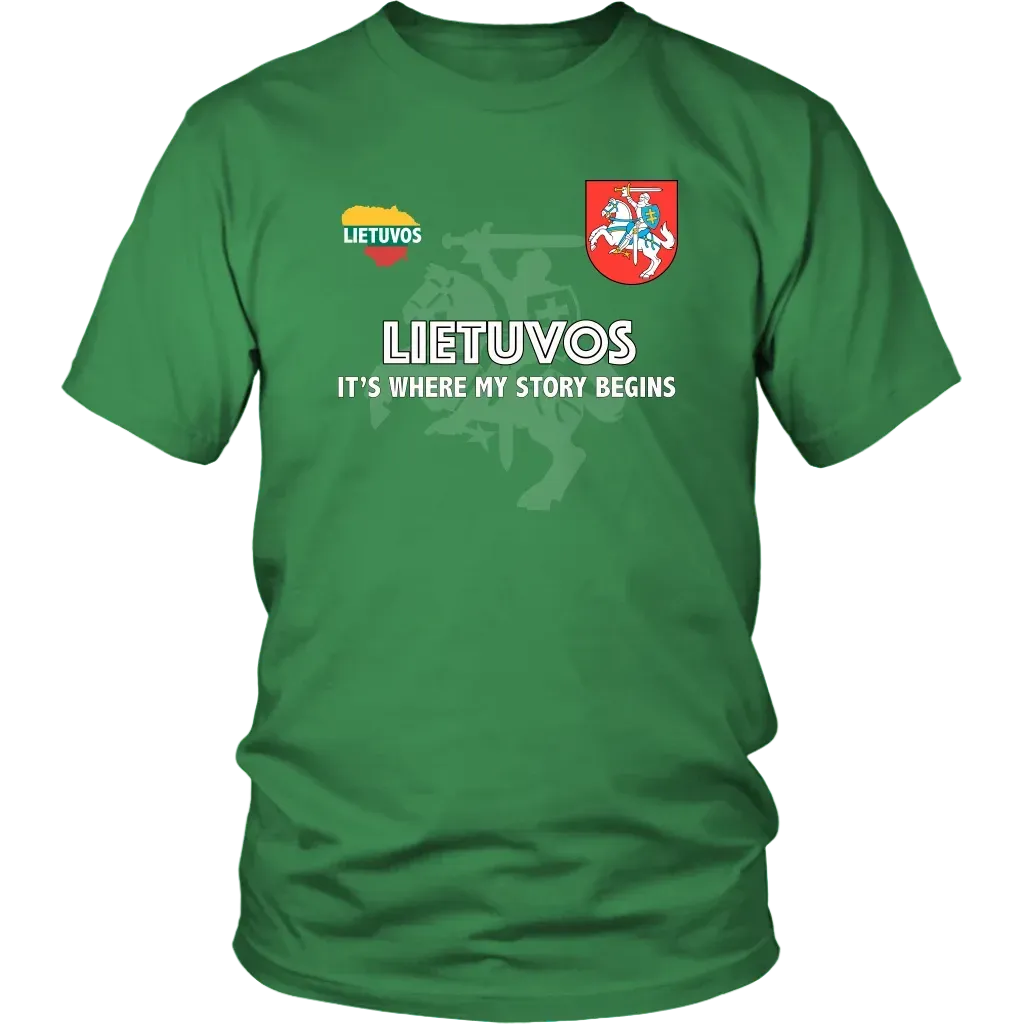 Lithuania T Shirt Lietuvos T Shirt RLT6 - Wonder Print Shop
