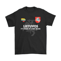 Lithuania T Shirt Lietuvos T Shirt RLT6 - Wonder Print Shop