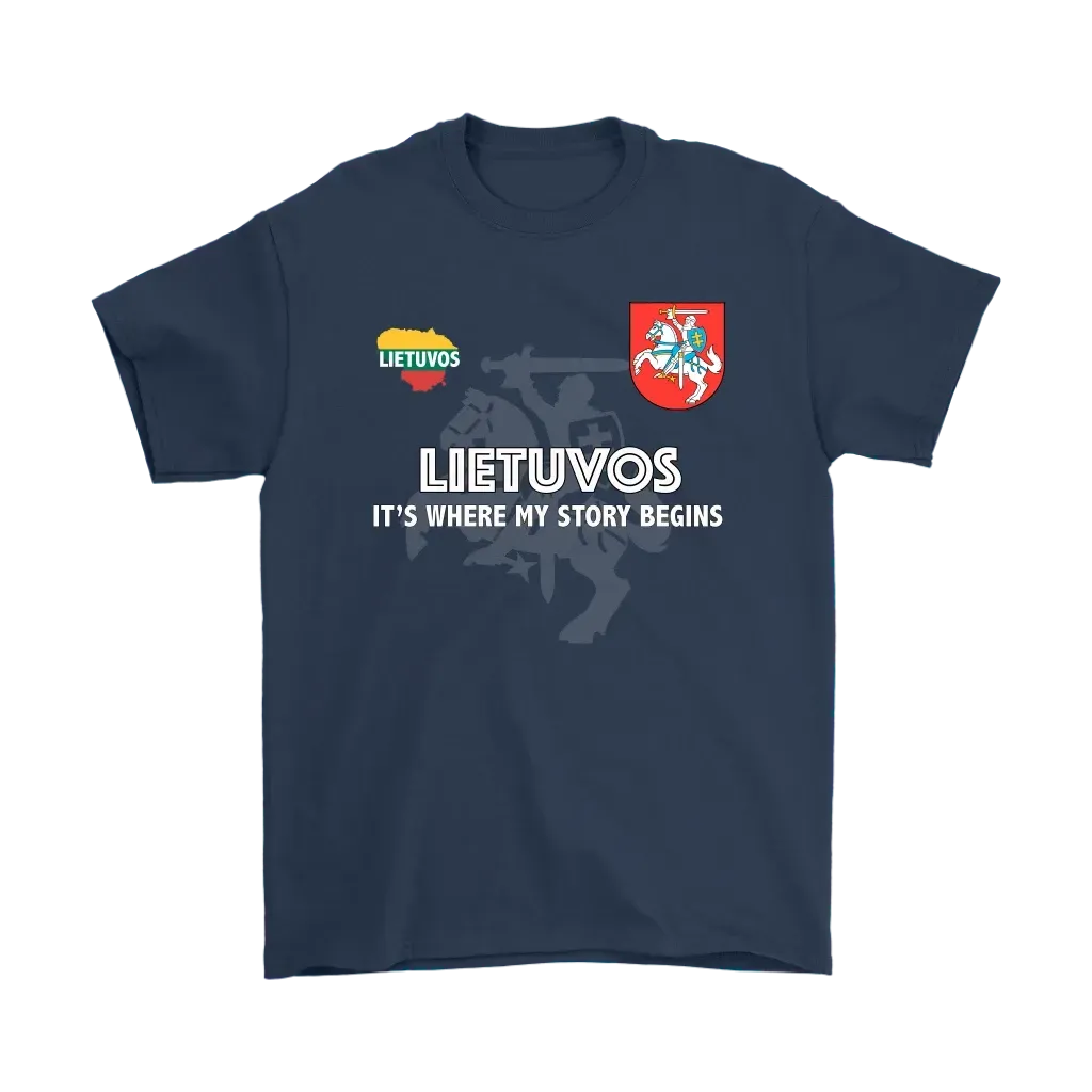 Lithuania T Shirt Lietuvos T Shirt RLT6 - Wonder Print Shop