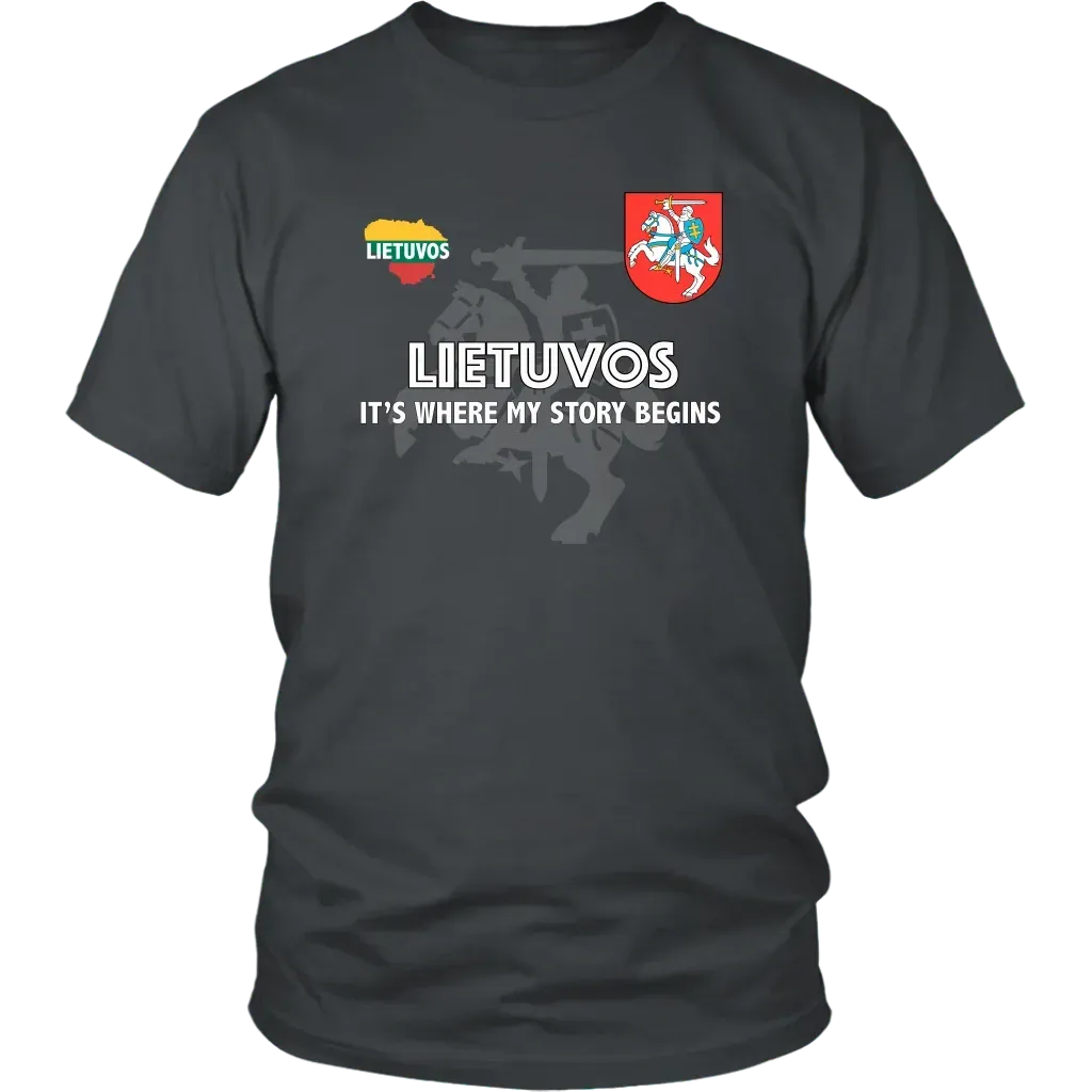 Lithuania T Shirt Lietuvos T Shirt RLT6 - Wonder Print Shop