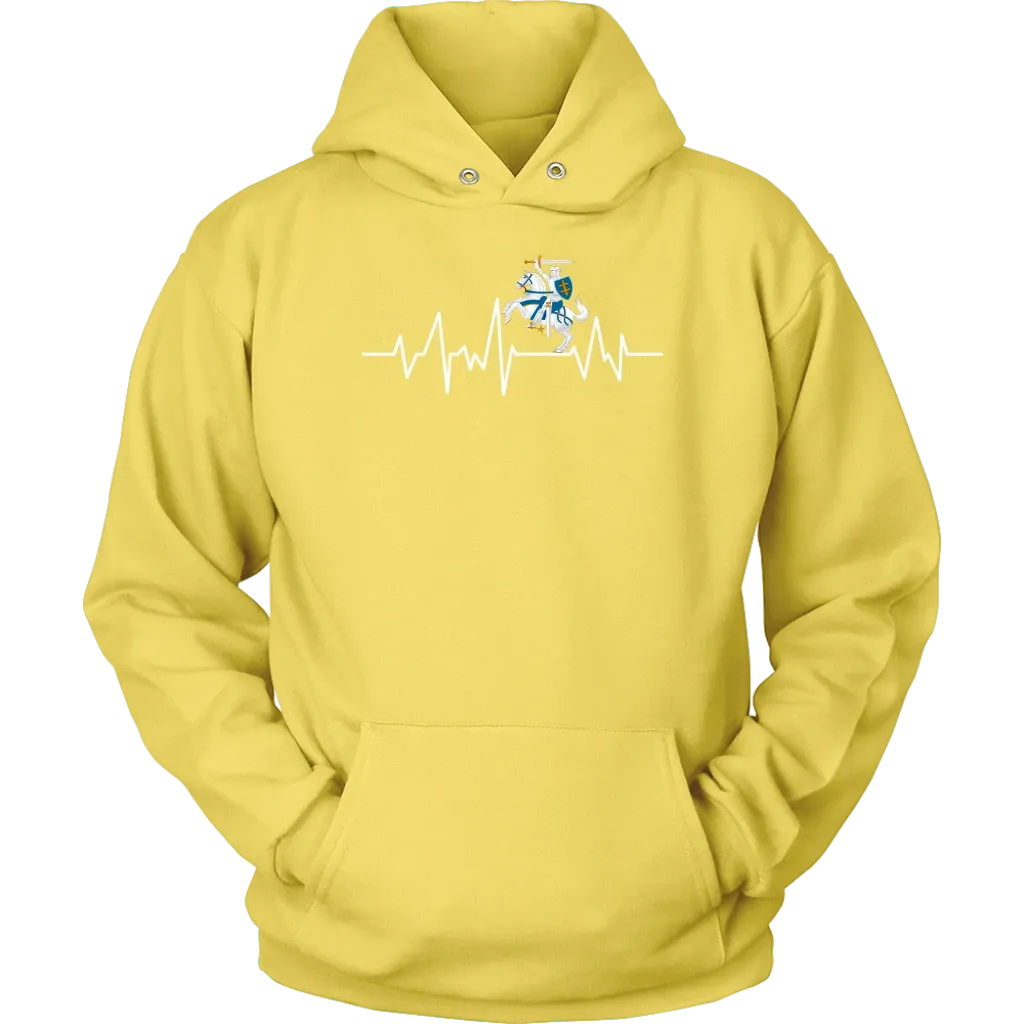 Lithuania T Shirt Vytis In My Heartbeat RLT6 - Wonder Print Shop