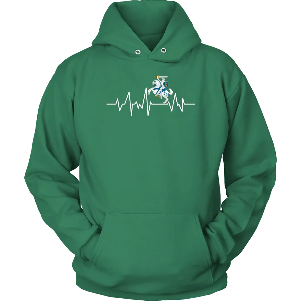 Lithuania T Shirt Vytis In My Heartbeat RLT6 - Wonder Print Shop