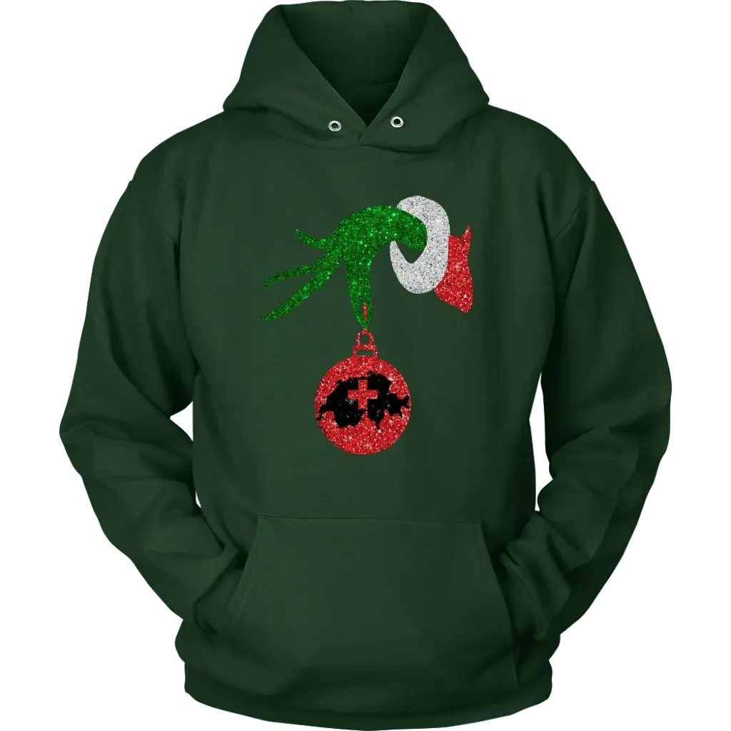 Grinch Hand Hold Switzerland T Shirt Christmas RLT13 - Wonder Print Shop