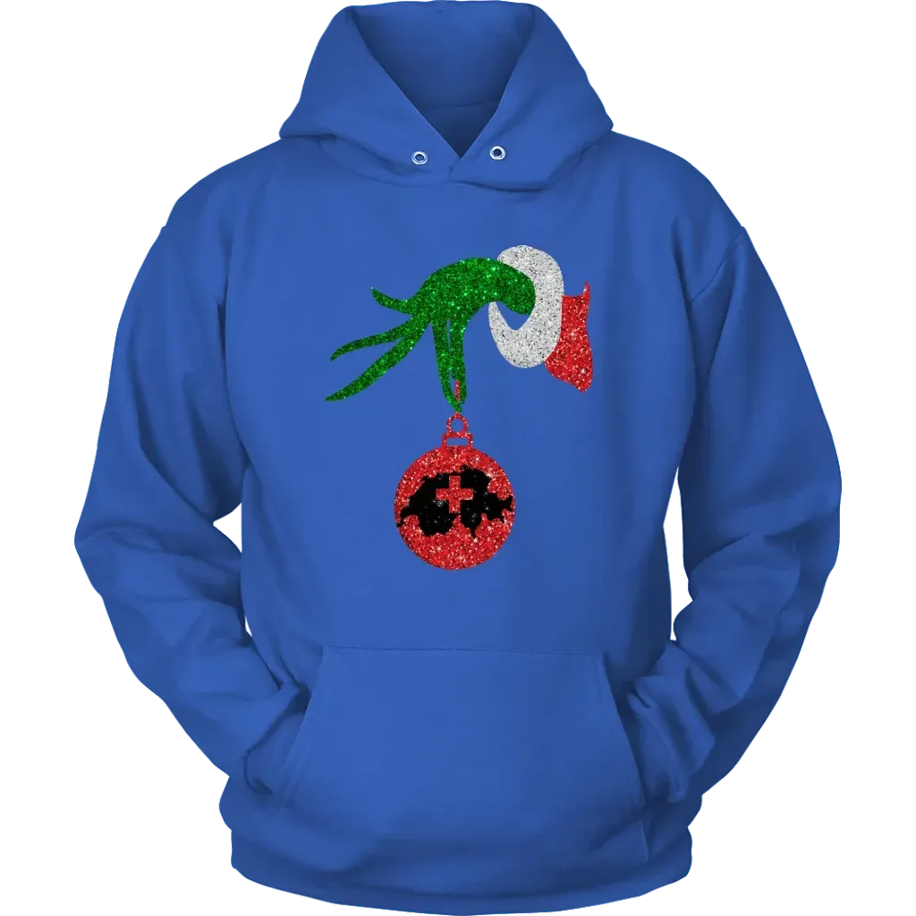 Grinch Hand Hold Switzerland T Shirt Christmas RLT13 - Wonder Print Shop