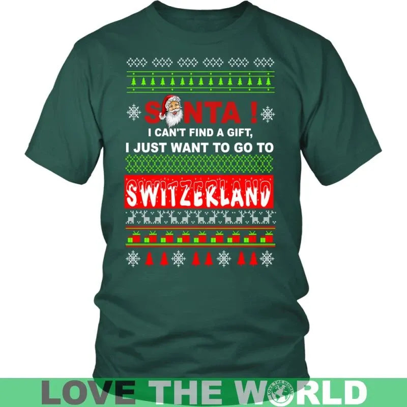 I Just Want To Go To Switzerland T Shirt RLT13 - Wonder Print Shop