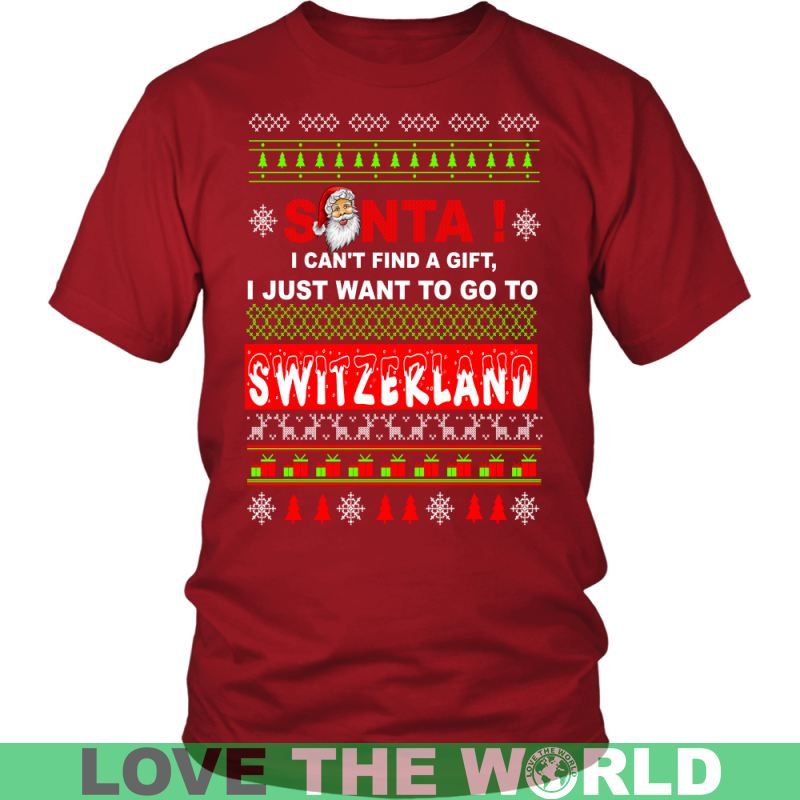 I Just Want To Go To Switzerland T Shirt RLT13 - Wonder Print Shop