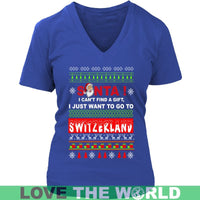 I Just Want To Go To Switzerland T Shirt RLT13 - Wonder Print Shop