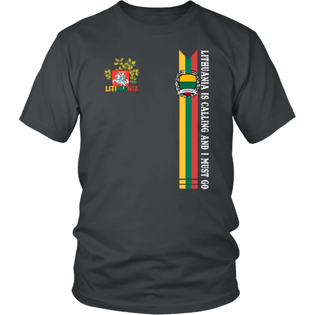Lithuania shirt Lithuania is calling and I must go RLT6 - Wonder Print Shop