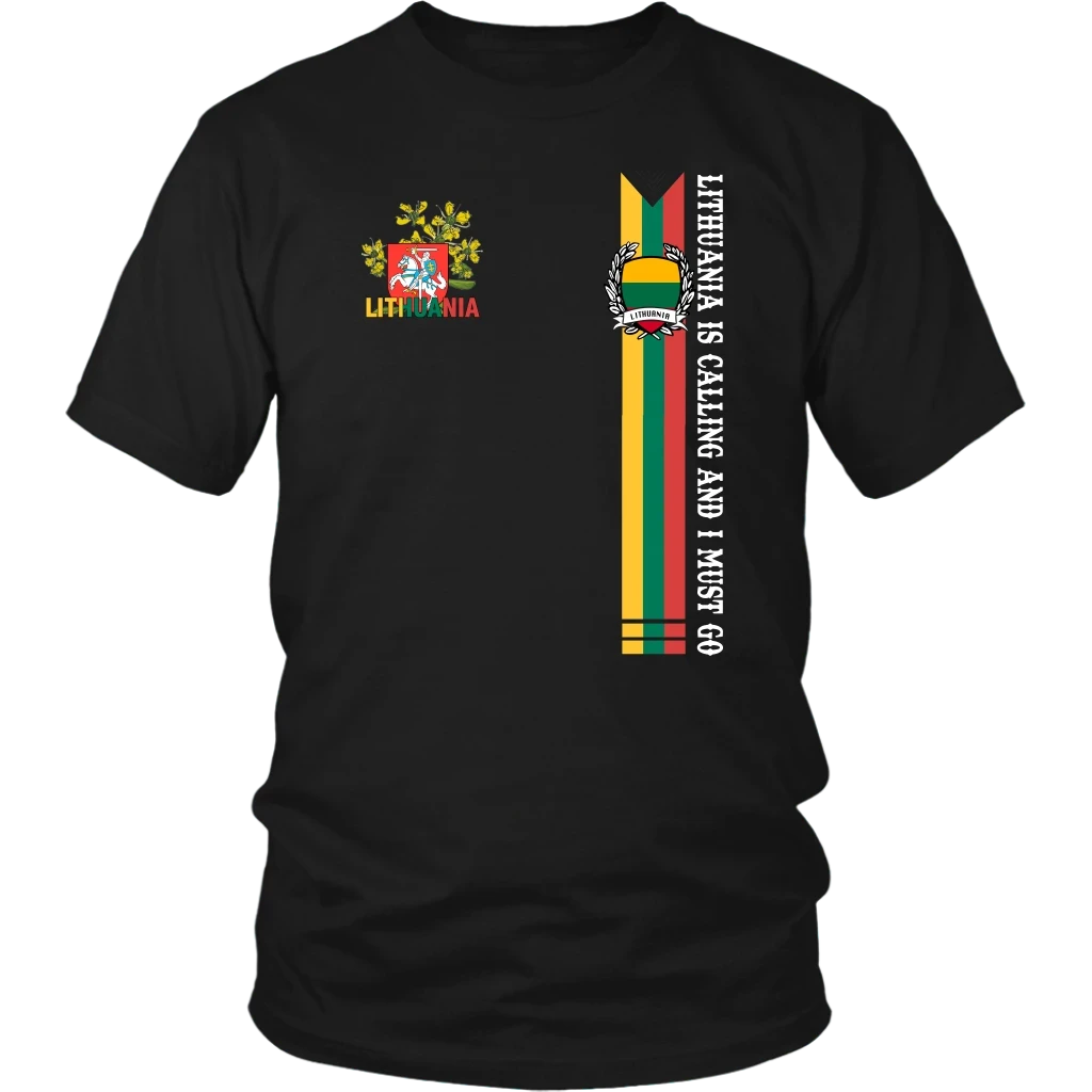 Lithuania shirt Lithuania is calling and I must go RLT6 - Wonder Print Shop