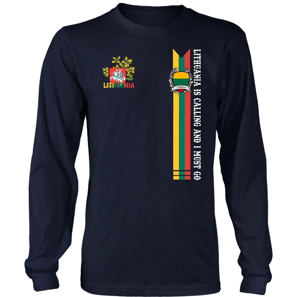 Lithuania shirt Lithuania is calling and I must go RLT6 - Wonder Print Shop