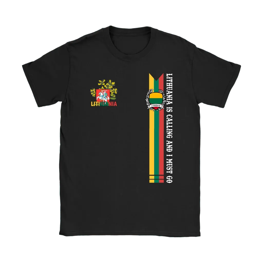 Lithuania shirt Lithuania is calling and I must go RLT6 - Wonder Print Shop