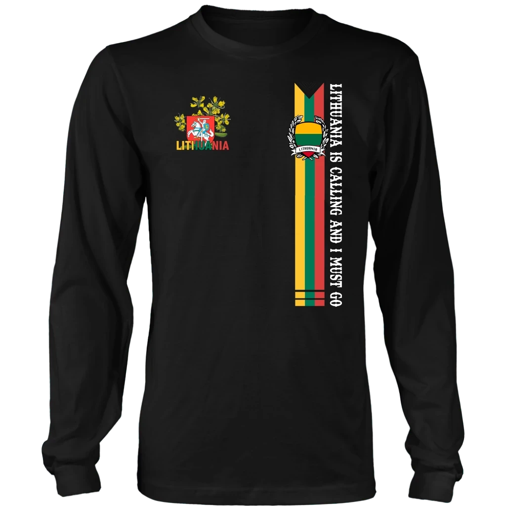 Lithuania shirt Lithuania is calling and I must go RLT6 - Wonder Print Shop