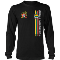 Lithuania shirt Lithuania is calling and I must go RLT6 - Wonder Print Shop