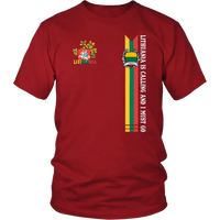 Lithuania shirt Lithuania is calling and I must go RLT6 - Wonder Print Shop