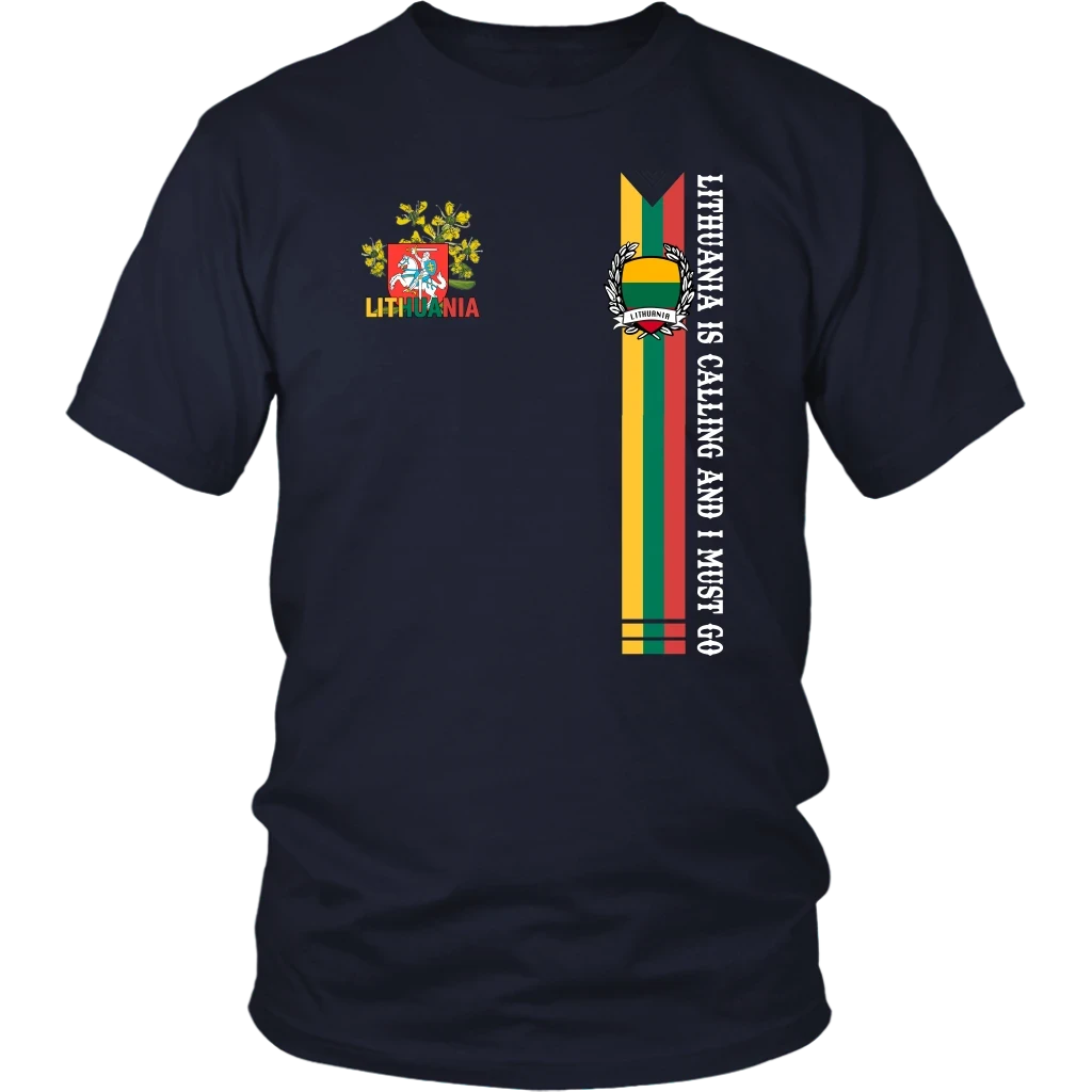 Lithuania shirt Lithuania is calling and I must go RLT6 - Wonder Print Shop