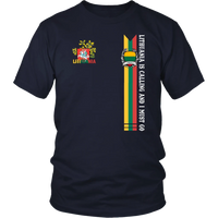 Lithuania shirt Lithuania is calling and I must go RLT6 - Wonder Print Shop