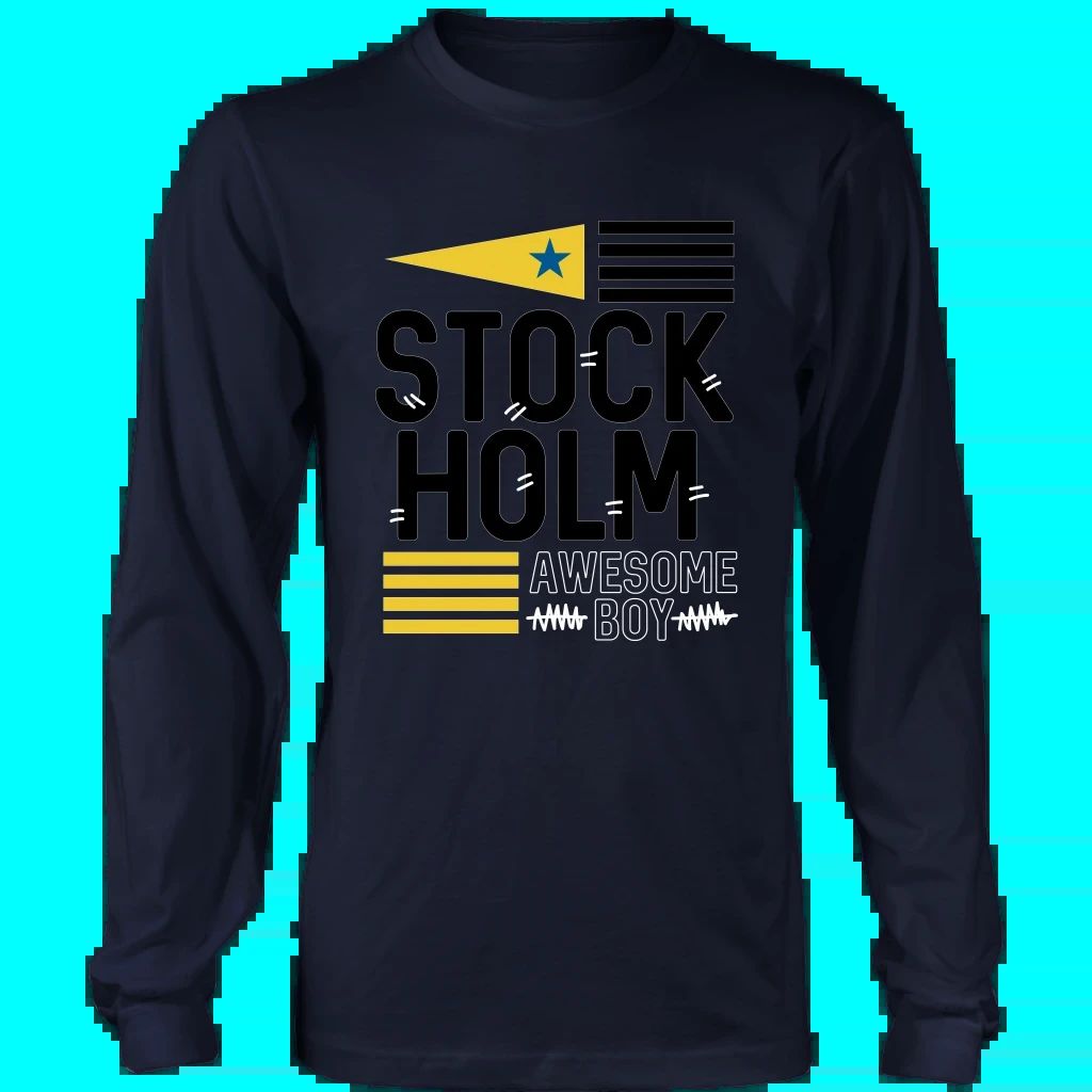 Sweden T Shirt Stockholm Awesome Boy RLT7 - Wonder Print Shop