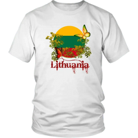 Lithuania T Shirt Lithuania life source T Shirt RLT6 - Wonder Print Shop