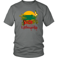 Lithuania T Shirt Lithuania life source T Shirt RLT6 - Wonder Print Shop