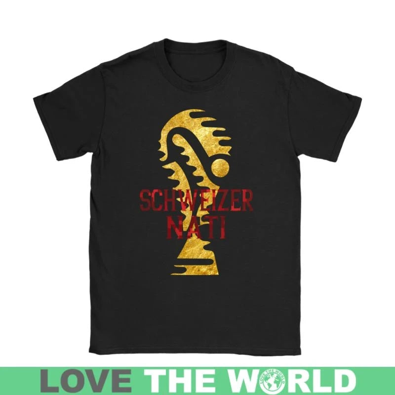 Switzerland Schweizer Nati World Cup FootbT Shirt RLT13 - Wonder Print Shop