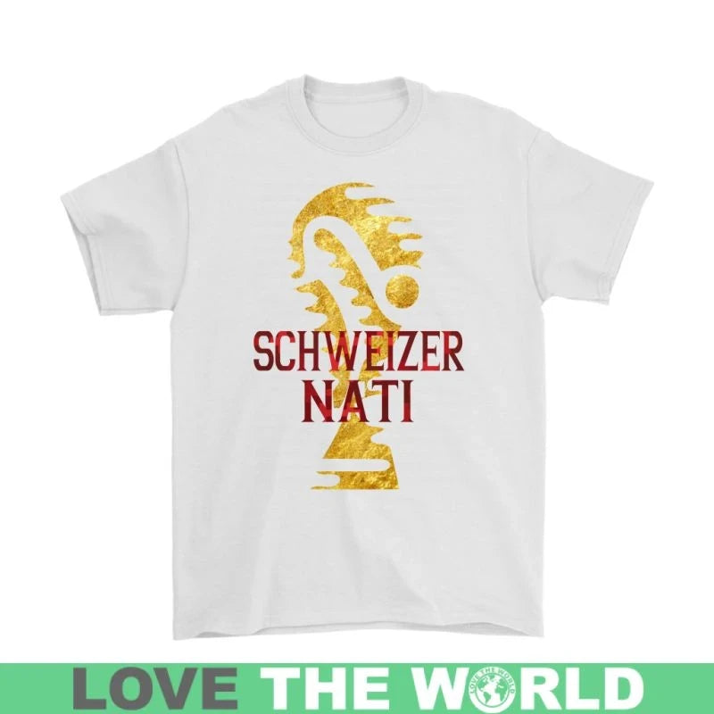 Switzerland Schweizer Nati World Cup FootbT Shirt RLT13 - Wonder Print Shop