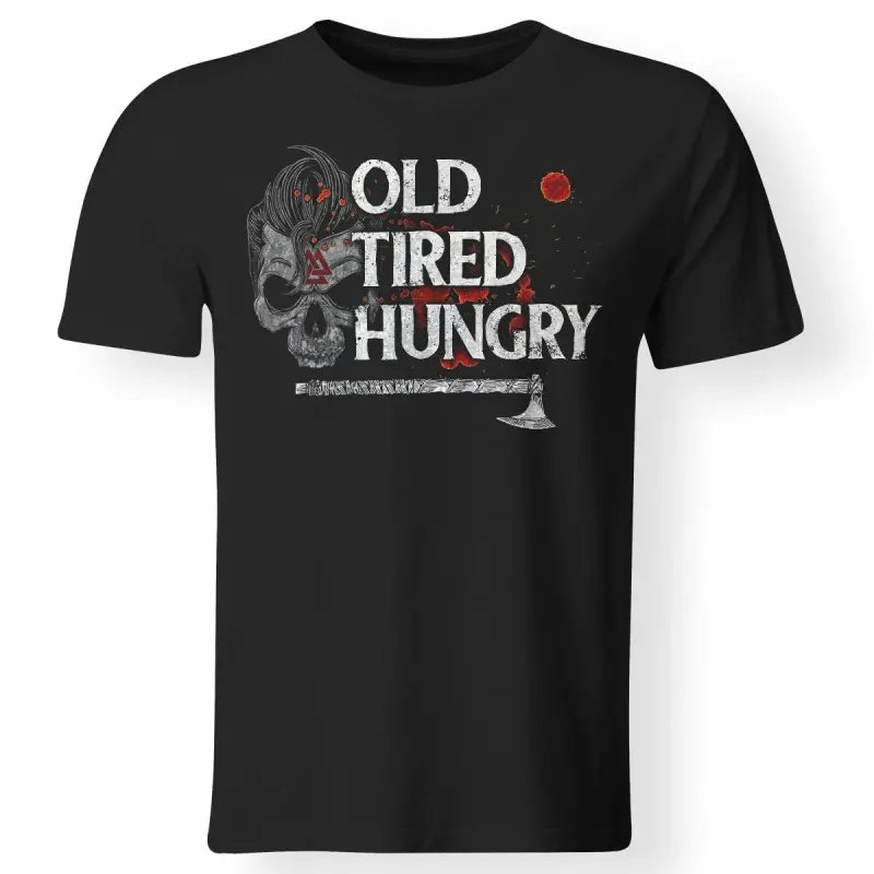 Viking Norse Gym T Shirt Old Tired Hungry RLT8 - Wonder Print Shop