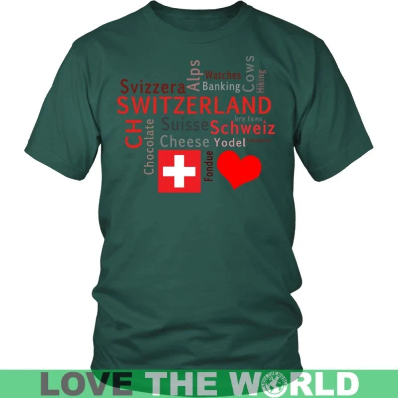 The Best Things In Switzerland T Shirt RLT13 - Wonder Print Shop