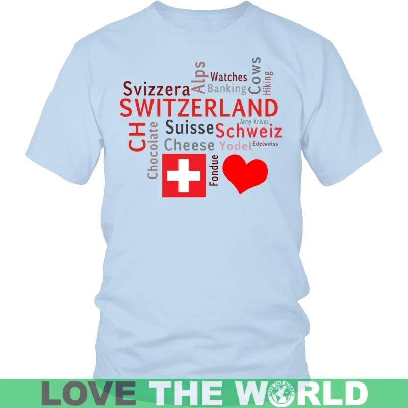 The Best Things In Switzerland T Shirt RLT13 - Wonder Print Shop