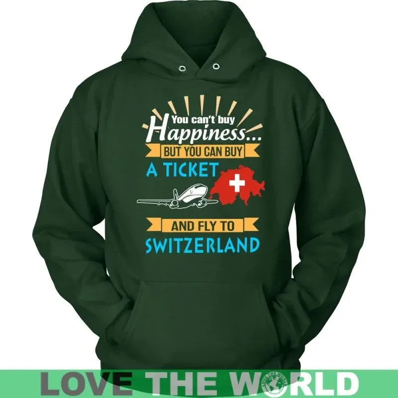 Buy A Ticket And Fly To Switzerland T Shirt RLT13 - Wonder Print Shop