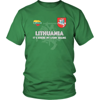 Lithuania T Shirt RLT6 - Wonder Print Shop