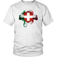 Switzerland Superhero T Shirt RLT13 - Wonder Print Shop