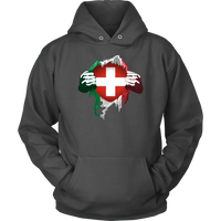 Switzerland Superhero T Shirt RLT13 - Wonder Print Shop
