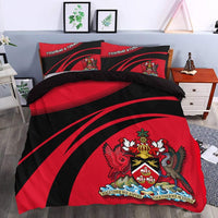 Trinidad and Tobago Coat Of Arms Bedding Set Cricket RLT6 - Wonder Print Shop