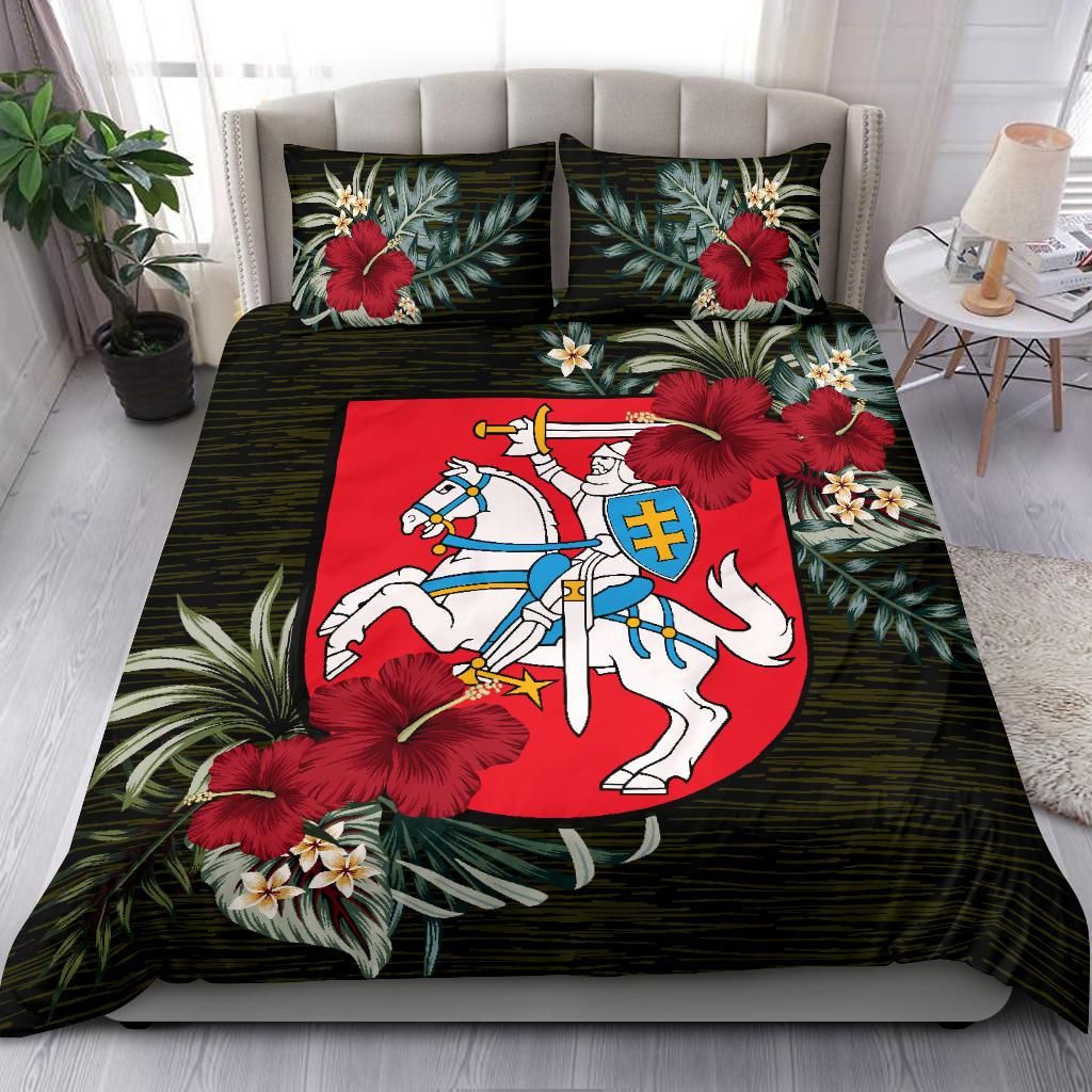 Lithuania Bedding Set - Special Hibiscus RLT6 - Wonder Print Shop