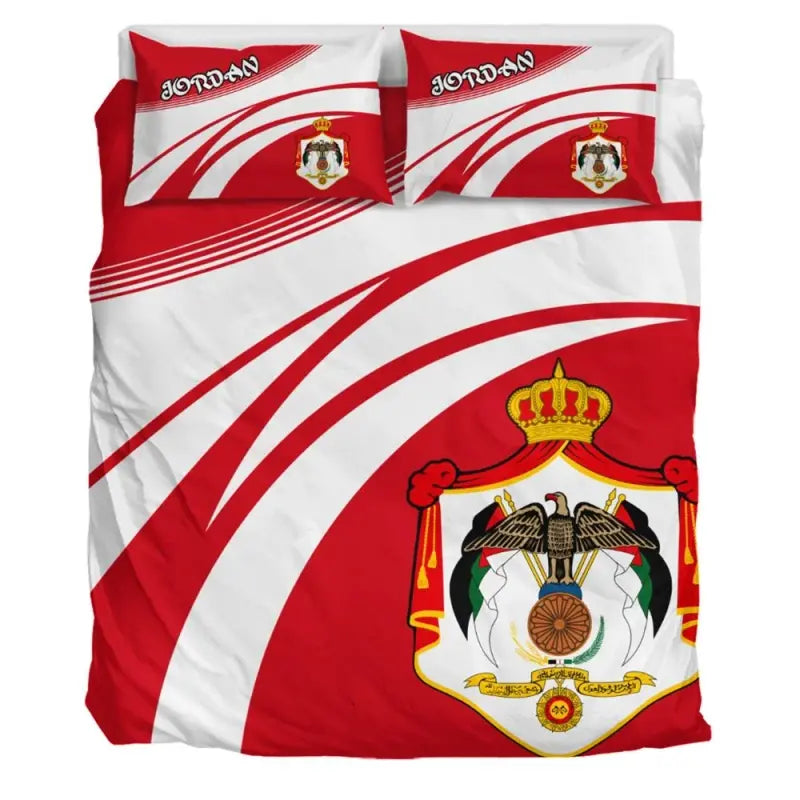 Jordan Coat Of Arms Bedding Set Cricket RLT8 - Wonder Print Shop