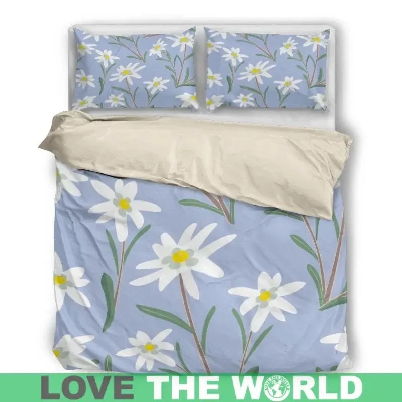 Switzerland Edelweiss Bedding Set RLT13 - Wonder Print Shop