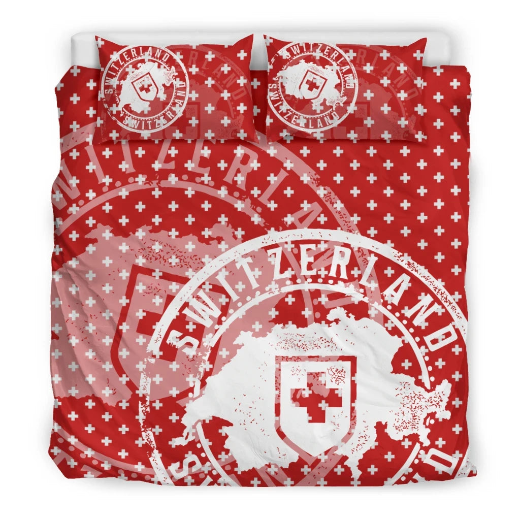Switzerland Stamp Bedding Set RLT13 - Wonder Print Shop