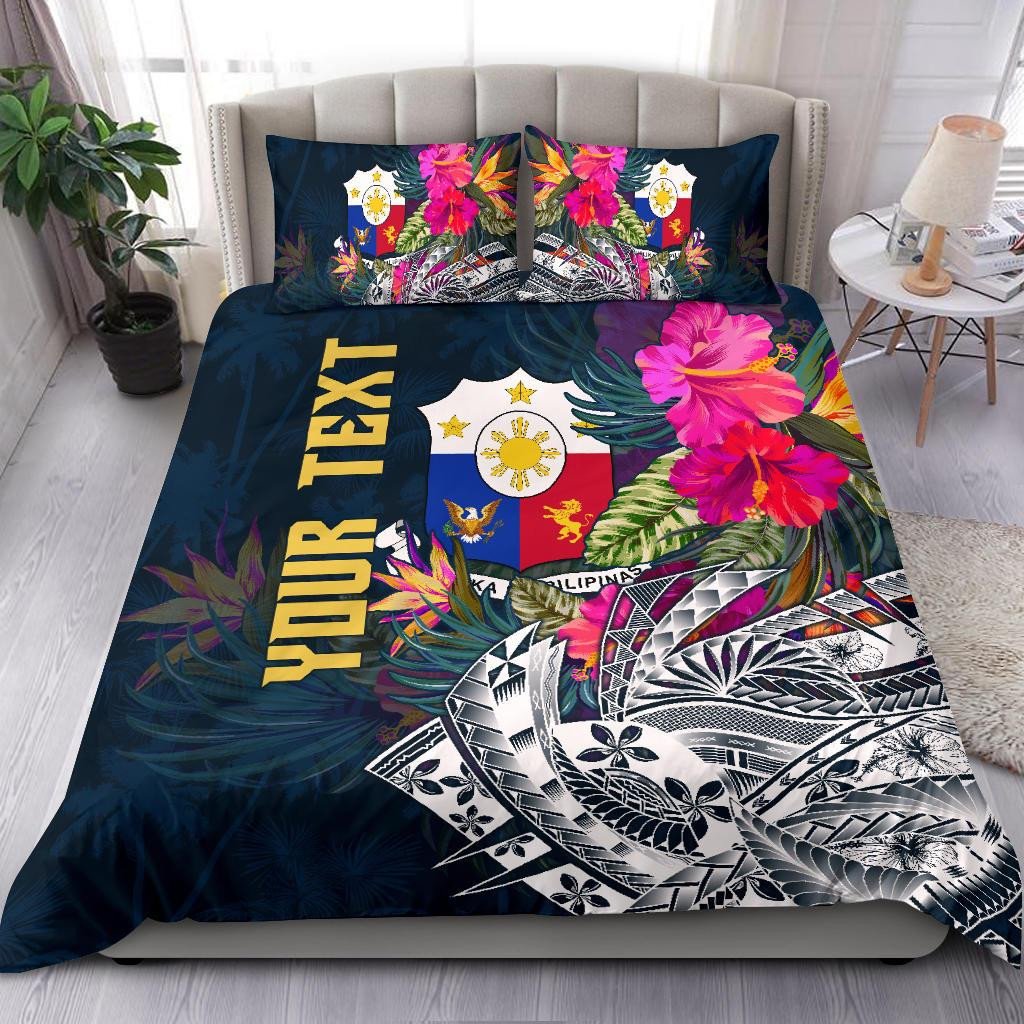 The Philippines Personalised Bedding Set Summer Vibes RLT6 - Wonder Print Shop